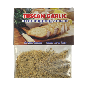 Tuscan Garlic price is 265.72 makes approximately 285 mixes at 93 cents each These are not sold individually packaged, only in bulk – 5 lbs.